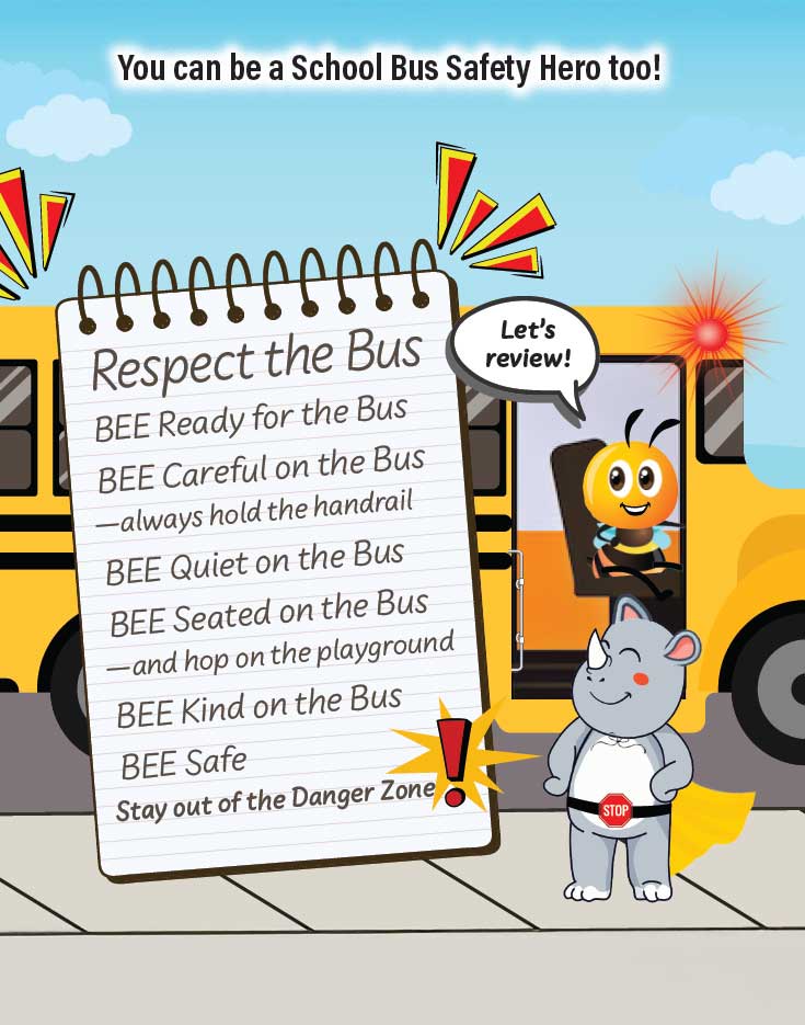 Bee-Schoolbus-Safety-Heros Bee Schoolbus Safety Heros